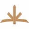 Ekena Millwork Alberta Smooth Timber Gable Bracket, Western Red Cedar, 60"W x 38"H x 1 1/2"D x 5 1/2"F, 15/12 Pitch GBW060X38X0206ALB00SWR - alternate 1